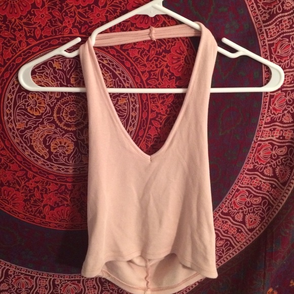 Brandy Melville Pink Halter Top (Lena Halter)