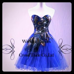 Short formal prom dress size 10 corset back