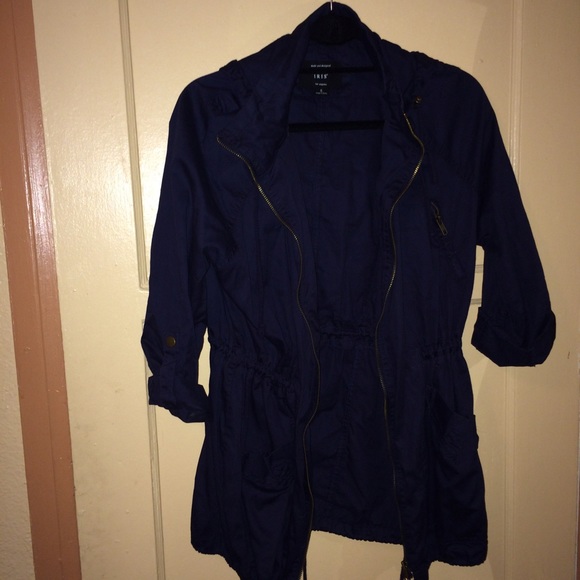 Navy blue jacket. Size small. Half