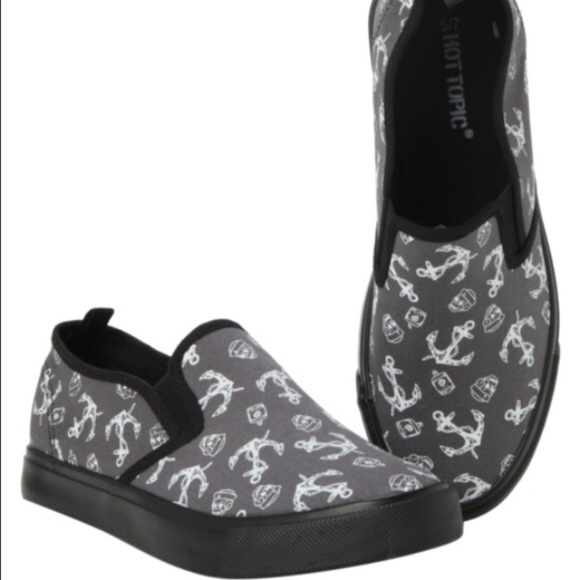 Hot Topic Sailor Anchor Sneakers