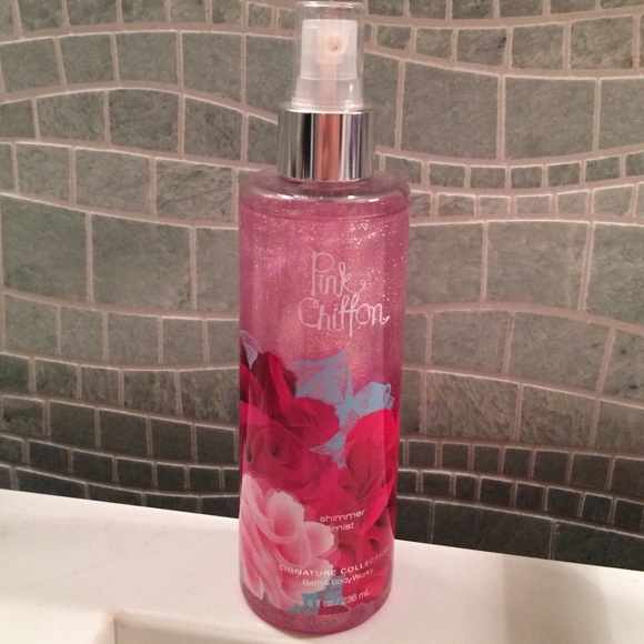 bath and body works pink chiffon