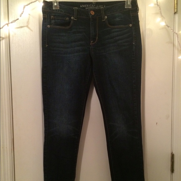 Dark Wash Skinny Jeans • American Eagle