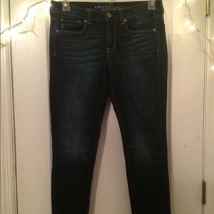 Dark Wash Skinny Jeans • American Eagle