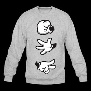 Rock,Paper, Scissors! Crewneck
