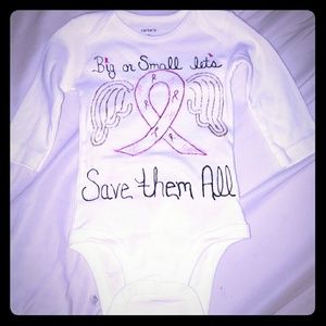 Breast cancer onesie