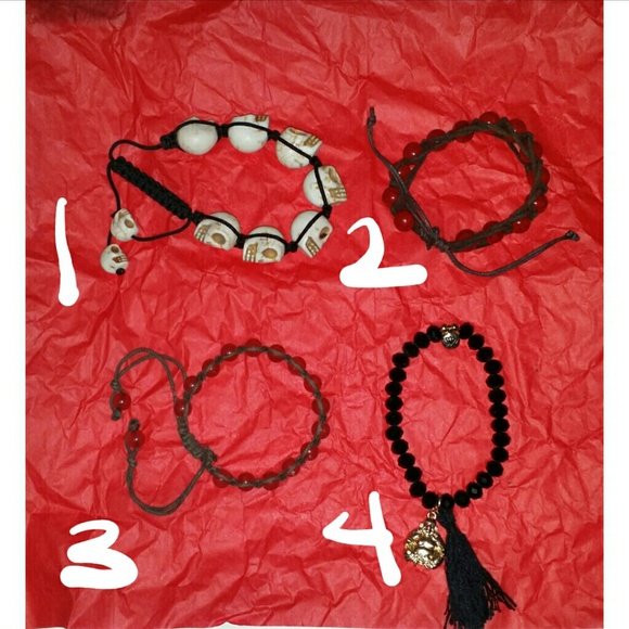 Bracelets.