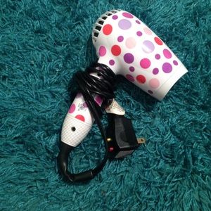 🌈Small colorful dotted hair dryer🌈