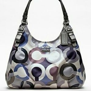 Coach Bag Madison Graphic Op Art Maggie 19180