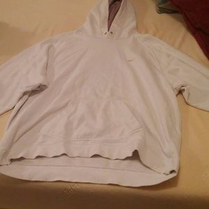 White nike hoodie