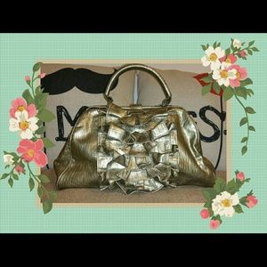 Jessica Simpson girly ruffle handbag