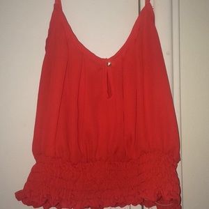 Red Crop Top