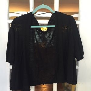 Black cropped sweater/shrug! Lane Bryant 22/24