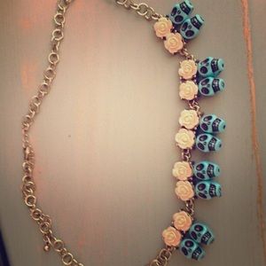 Sugar skull necklace 💀