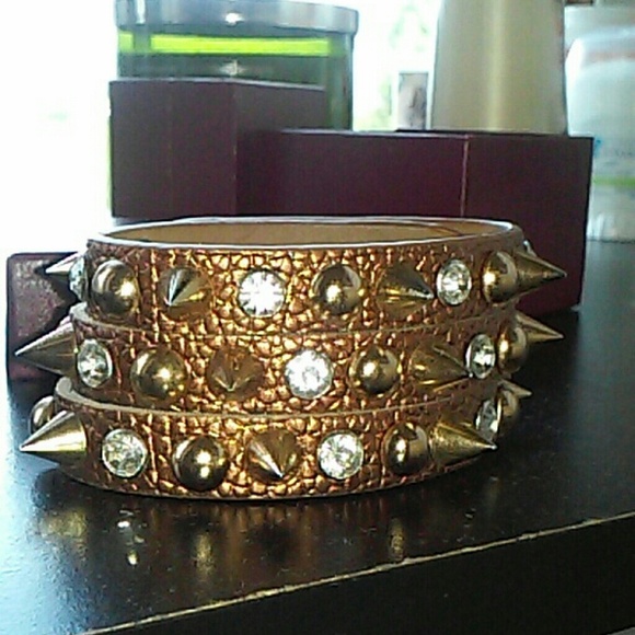 Forever 21 Golden Studded Bracelet