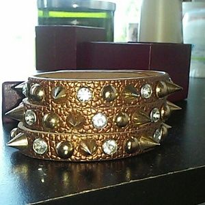 Forever 21 Golden Studded Bracelet
