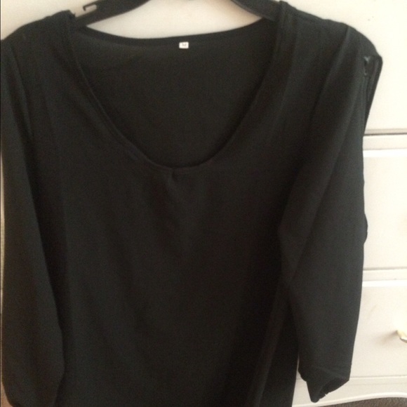 Cute black sheer dress
