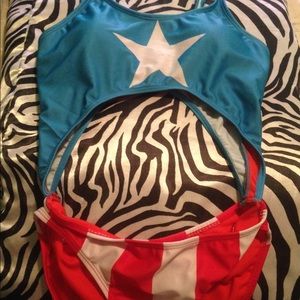 Ms.Captain America Swimsuit❤️💙