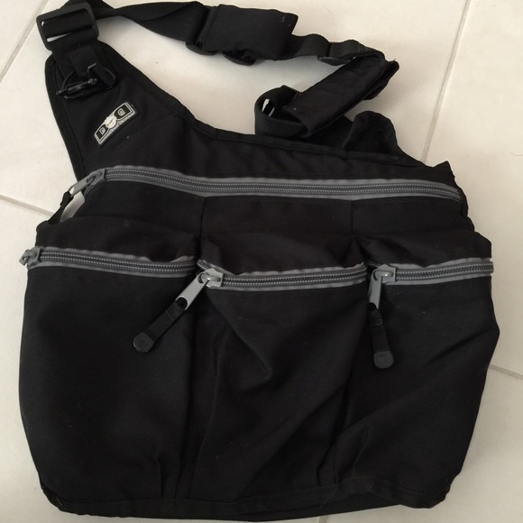 Dads diaper dude bag - black