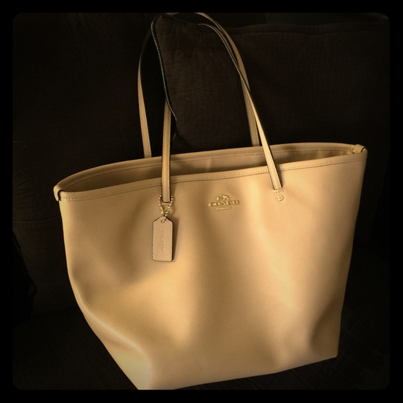 Nude Coach Tote Bag
