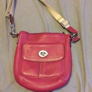 Magenta Coach bag