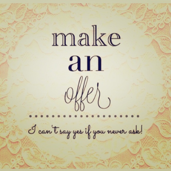 Make an offer 😊😊
