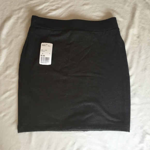 Short Charcoal Skirt!