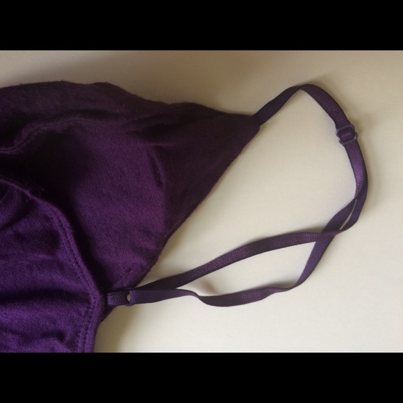 Purple tie-back tank - Picture 3 of 3