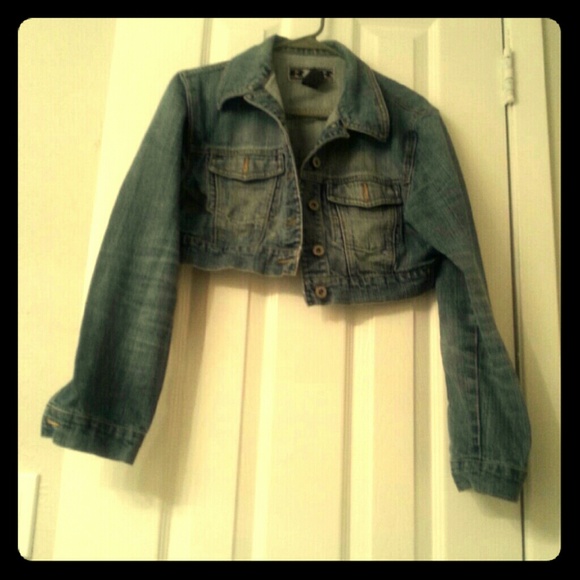 Cropped Blue Jean Jacket