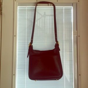 Coach Vintage Black Leather Satchel/crossbody