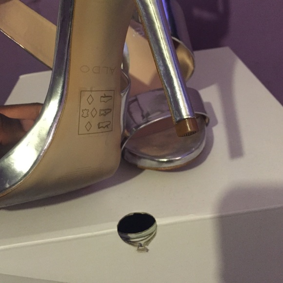 Silver heels from Aldo - Picture 2 of 4