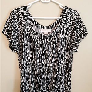 Black and white shirt