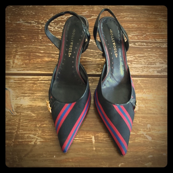 Hollywould Sling Back Pumps