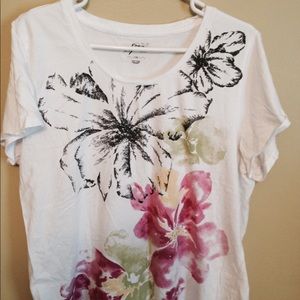 Flowered tee