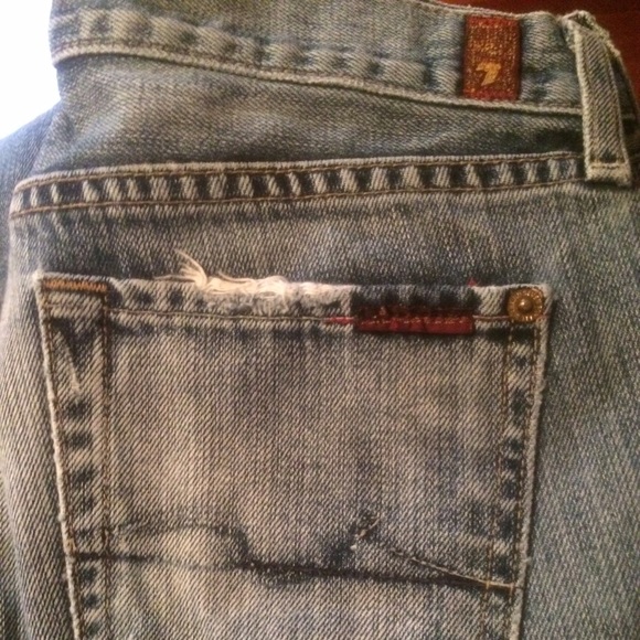 Seven jeans distressed, petite