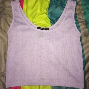 🚫TRADED( scammed) lavender colored crop top tank