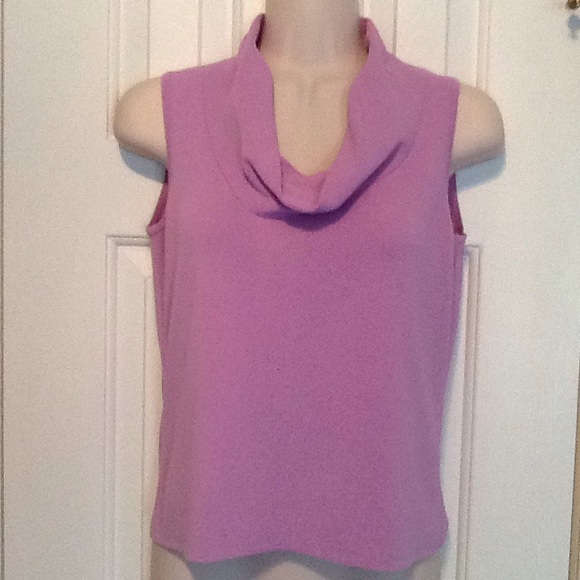 Tops - Lavender cowl neck sleeveless top