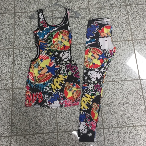 Club wear - sexy - cute leggings and tunic