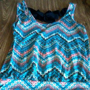 Tribal print tank top