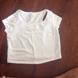 American eagle white crop top