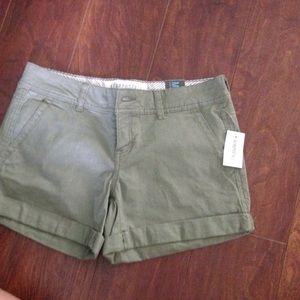 Army green shorts from aero