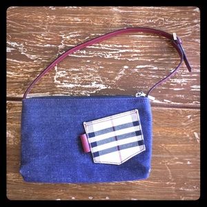 100% Authentic Small Denim Burberry Purse