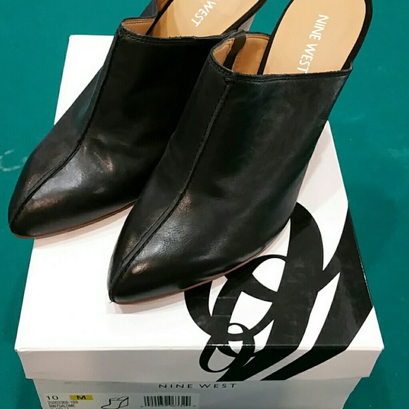 Nine West Shoes - New Nine West Salome Black Wedge Mule