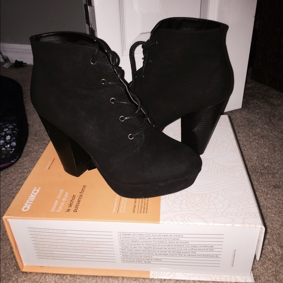 Black mossimo booties