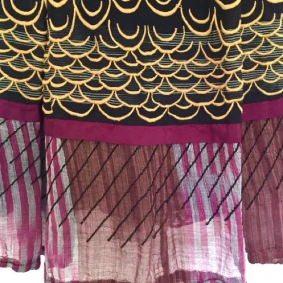 FLOREAT Anthropologie Dress Vintage Strapless sz 4 - Picture 2 of 4