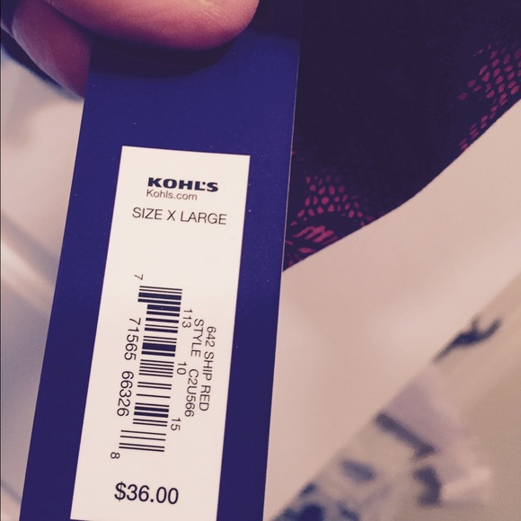 Blouse Red and Black - Picture 3 of 4