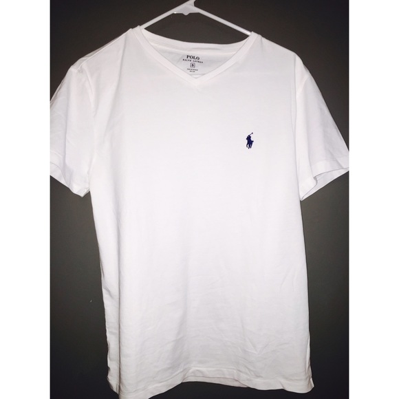 Men's small Ralph Lauren polo white tshirt!