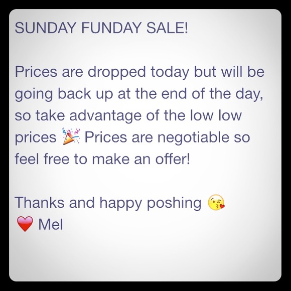 SUNDAY SALE!