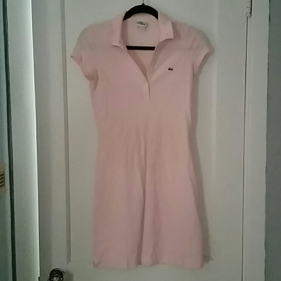 Pink great condition Lacoste Polo style dress