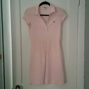 Pink great condition Lacoste Polo style dress