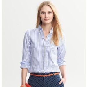 Tommy Hilfiger striped button down.